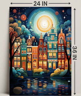 Enchanted Cityscape Poster