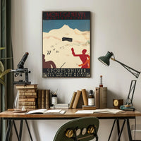 Montgenèvre Winter Sports Poster