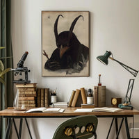 Surreal Anthropomorphic Creature Fantasy Art Poster PosterGoat