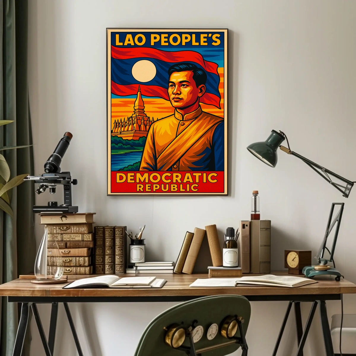 Lao People's Democratic Republic Poster