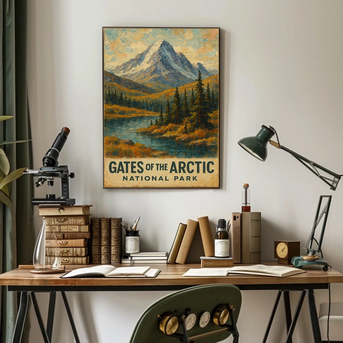 Arctic National Park Adventure Art Wanderlust Home Decor Enthusiasts Scenic Polar Majesty Poster
