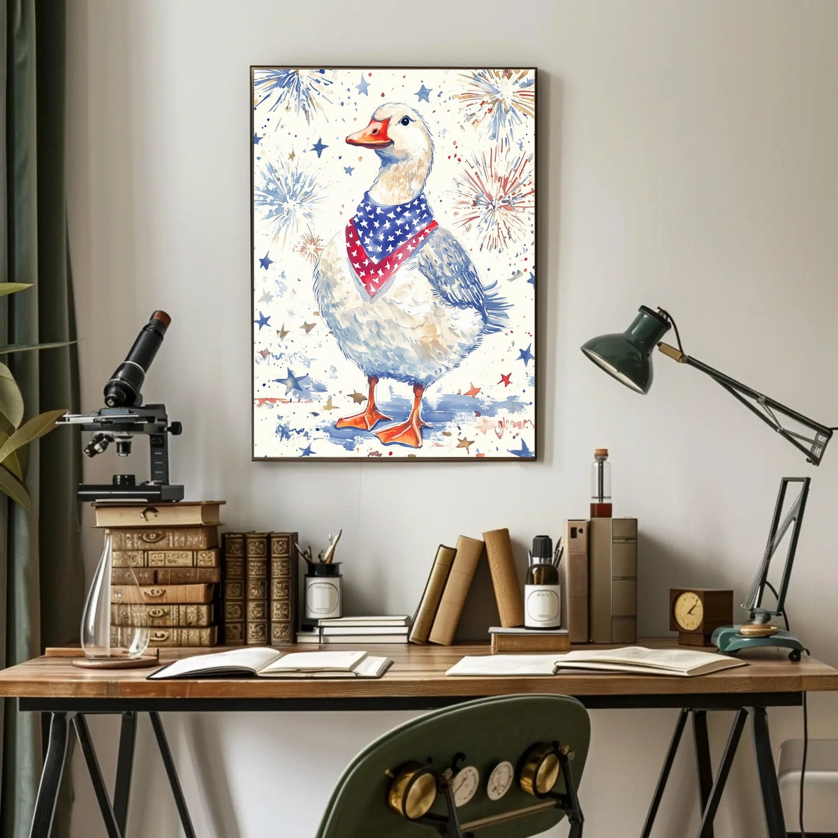 patriotic goose Poster