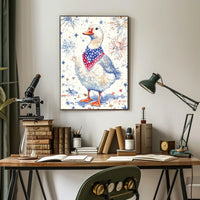 patriotic goose Poster