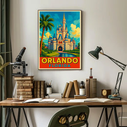 Orlando, Florida Enchanted Destination Poster