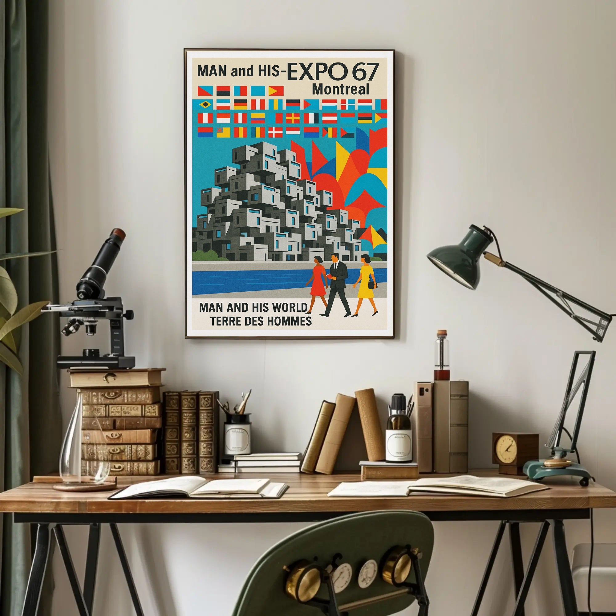 Man and His World Expo 67 Montreal Poster PosterGoat