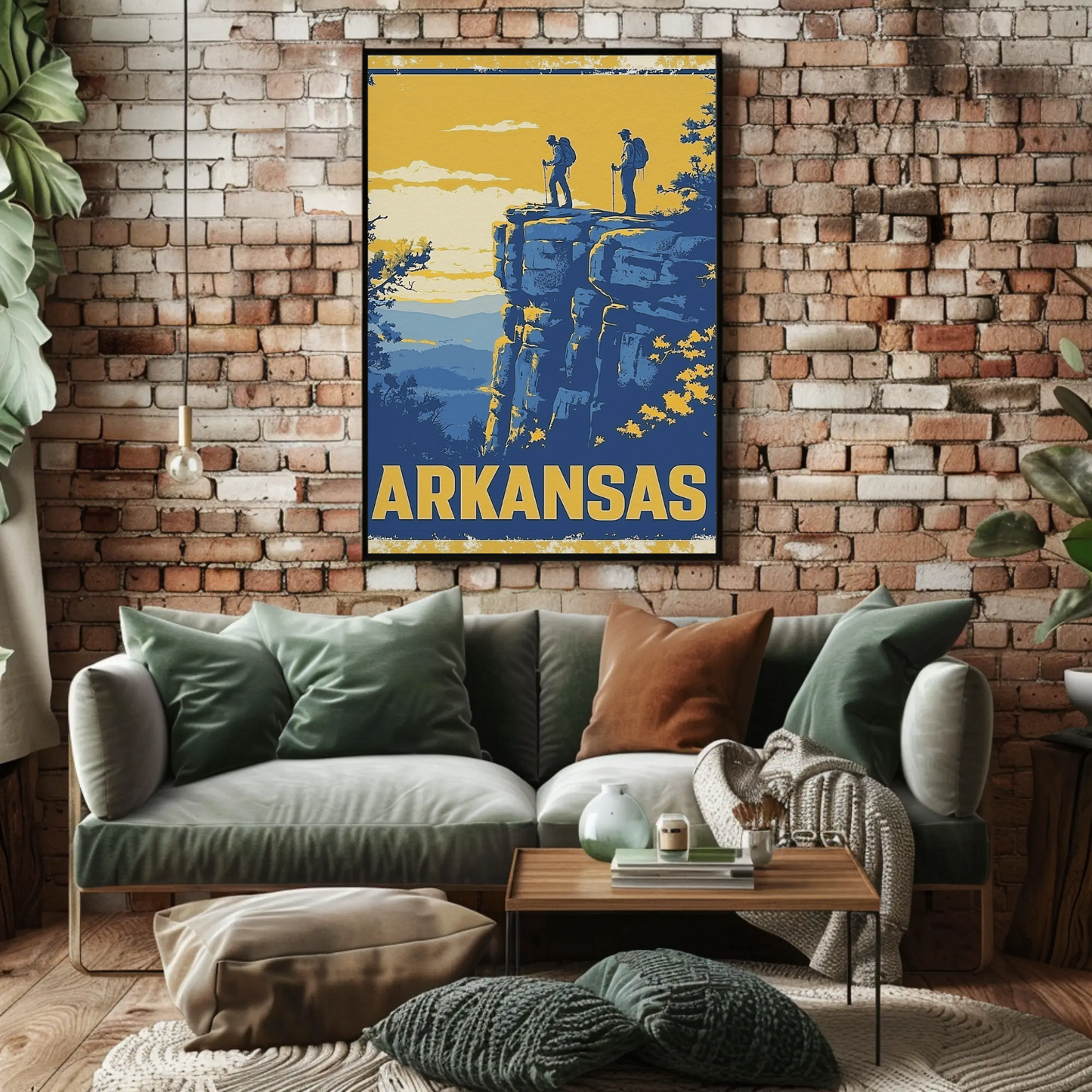 Arkansas Vintage Poster