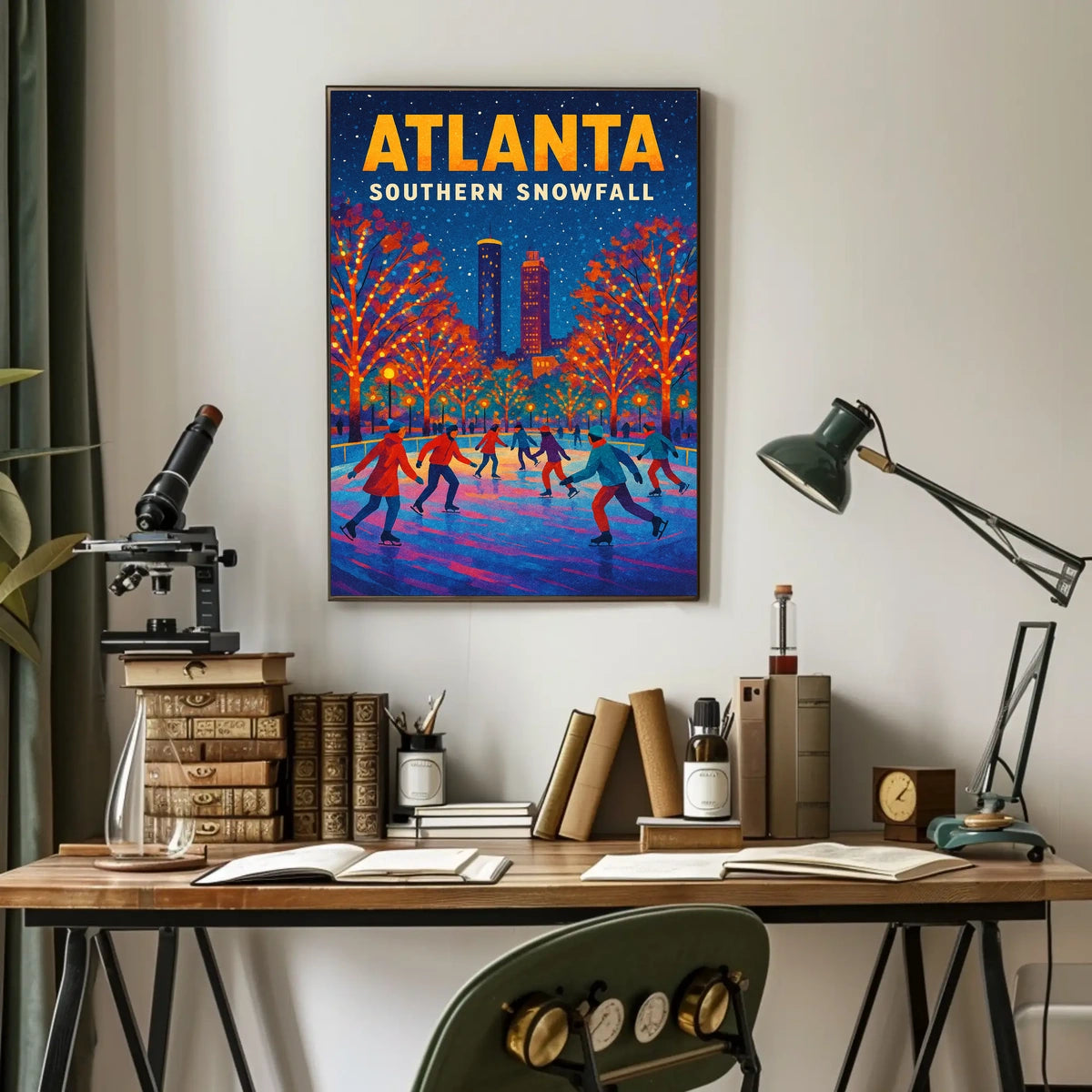 Atlanta Southern Snowfall Poster