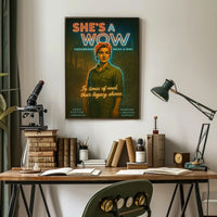 She's a WOW: Empowering Roles of WWII Poster