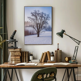 Winter Serenity: Minimalist Artistic Poster