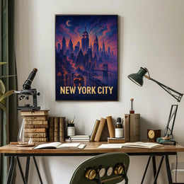 New York City Skyline Poster
