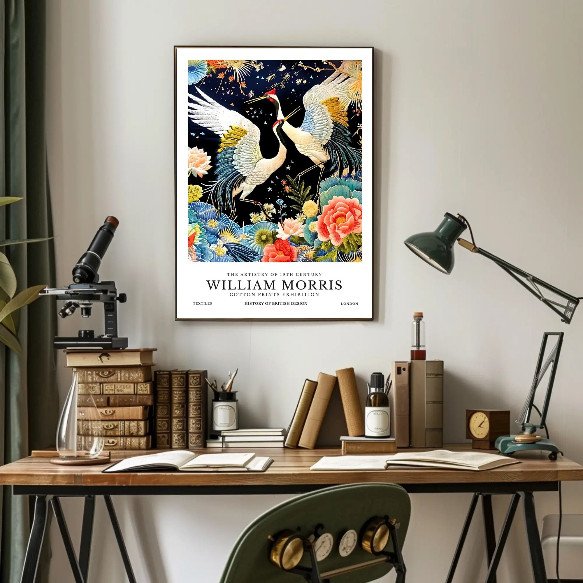 William Morris Crane Art Cultural or Heritage Poster