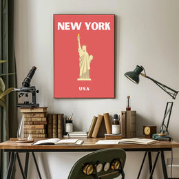 Statue of Liberty: Icon of Freedom Travel Poster PosterGoat