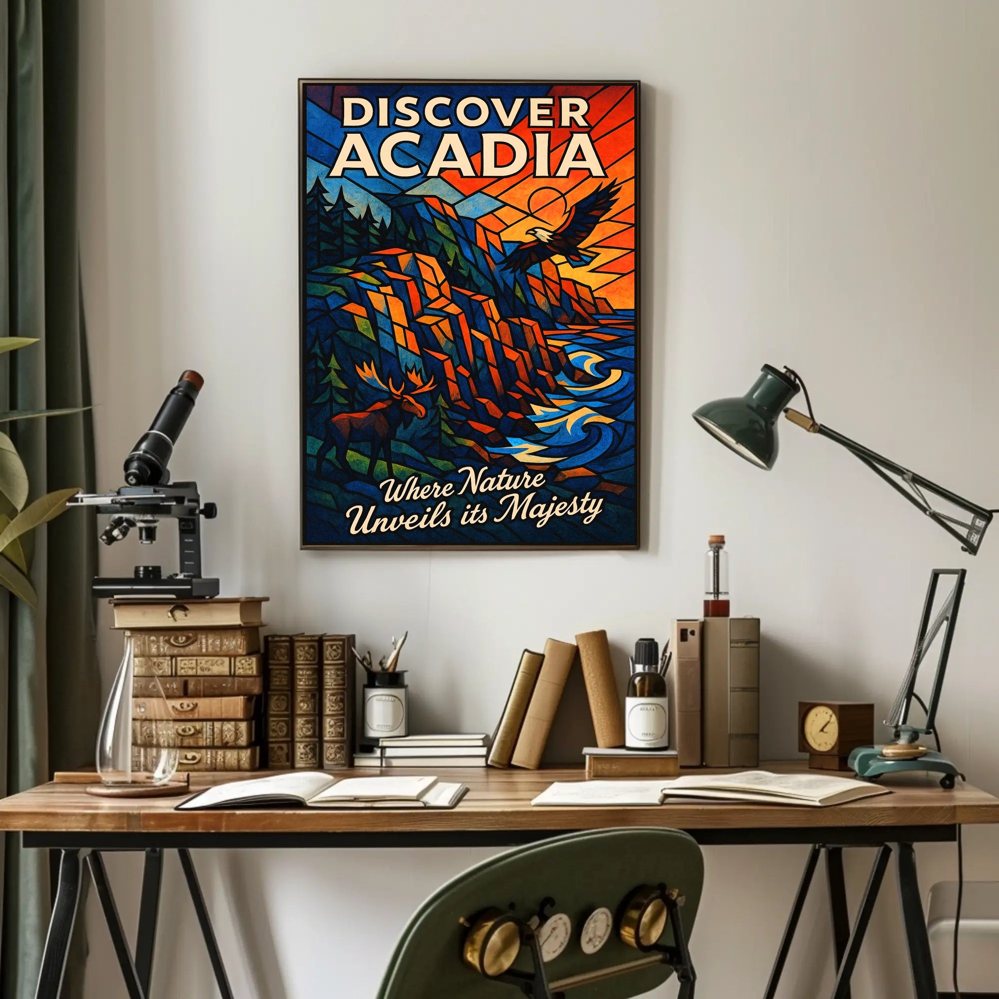 Discover Acadia Poster