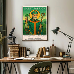 Saint Patrick Patron of Ireland Poster PosterGoat
