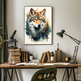 Majestic Wolf In Nature Poster PosterGoat