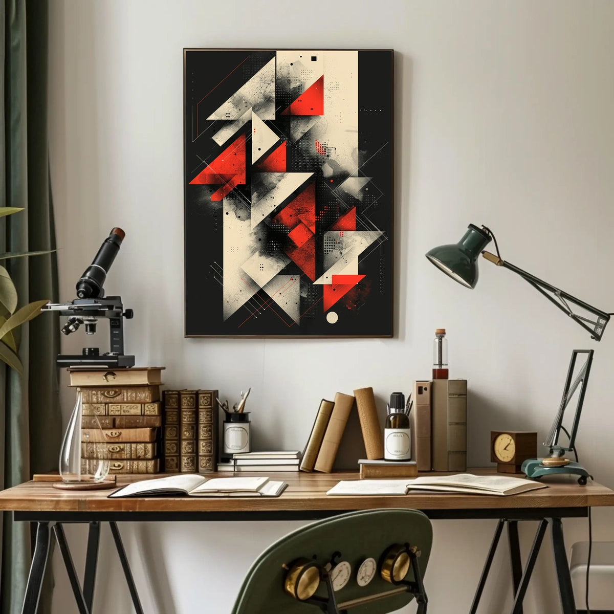 Geometric Abstraction Abstract Poster