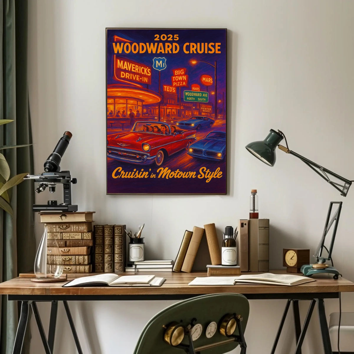 2025 Woodward Cruise Poster