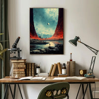 Cosmic Landscape Exploration Poster PosterGoat