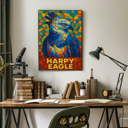 Harpy Eagle Mosaic Poster