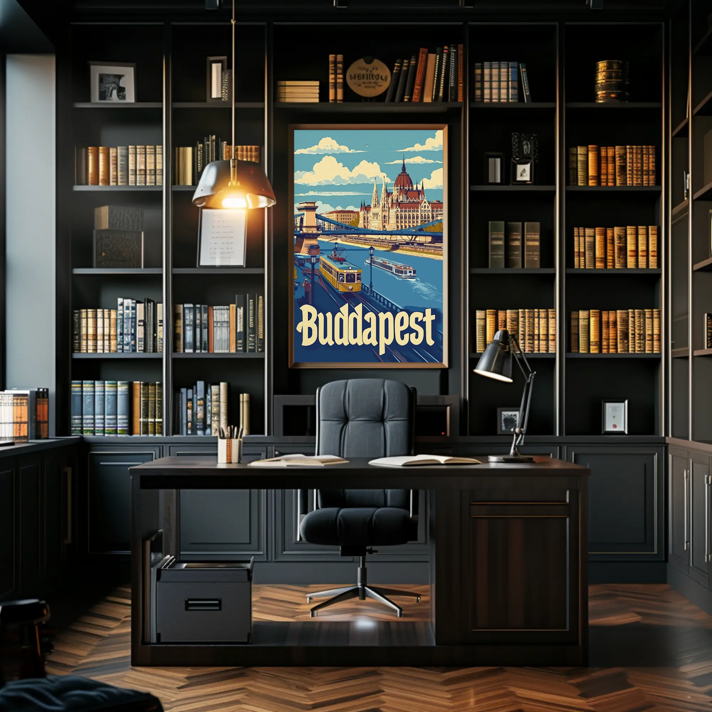 Budapest Cityscape Poster