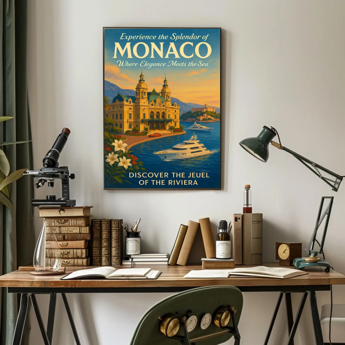 Discover the Jewel of Monaco Poster