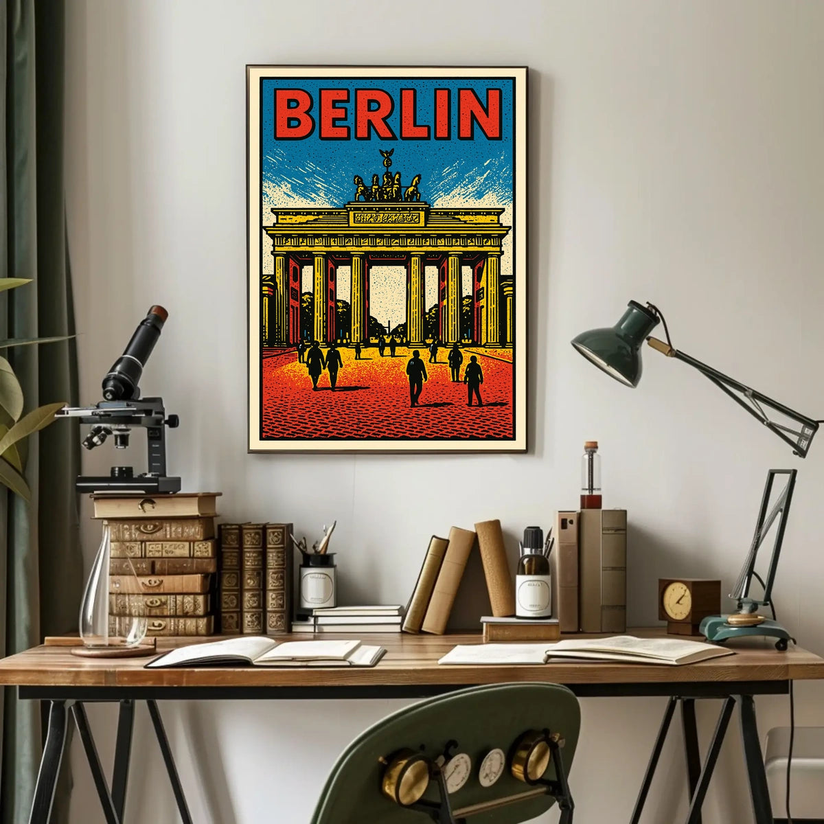 Berlin Iconic Landmark Poster