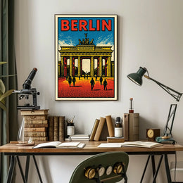 Berlin Iconic Landmark Poster