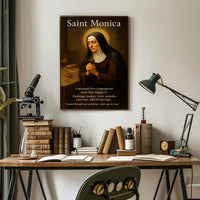 Saint Monica Poster PosterGoat