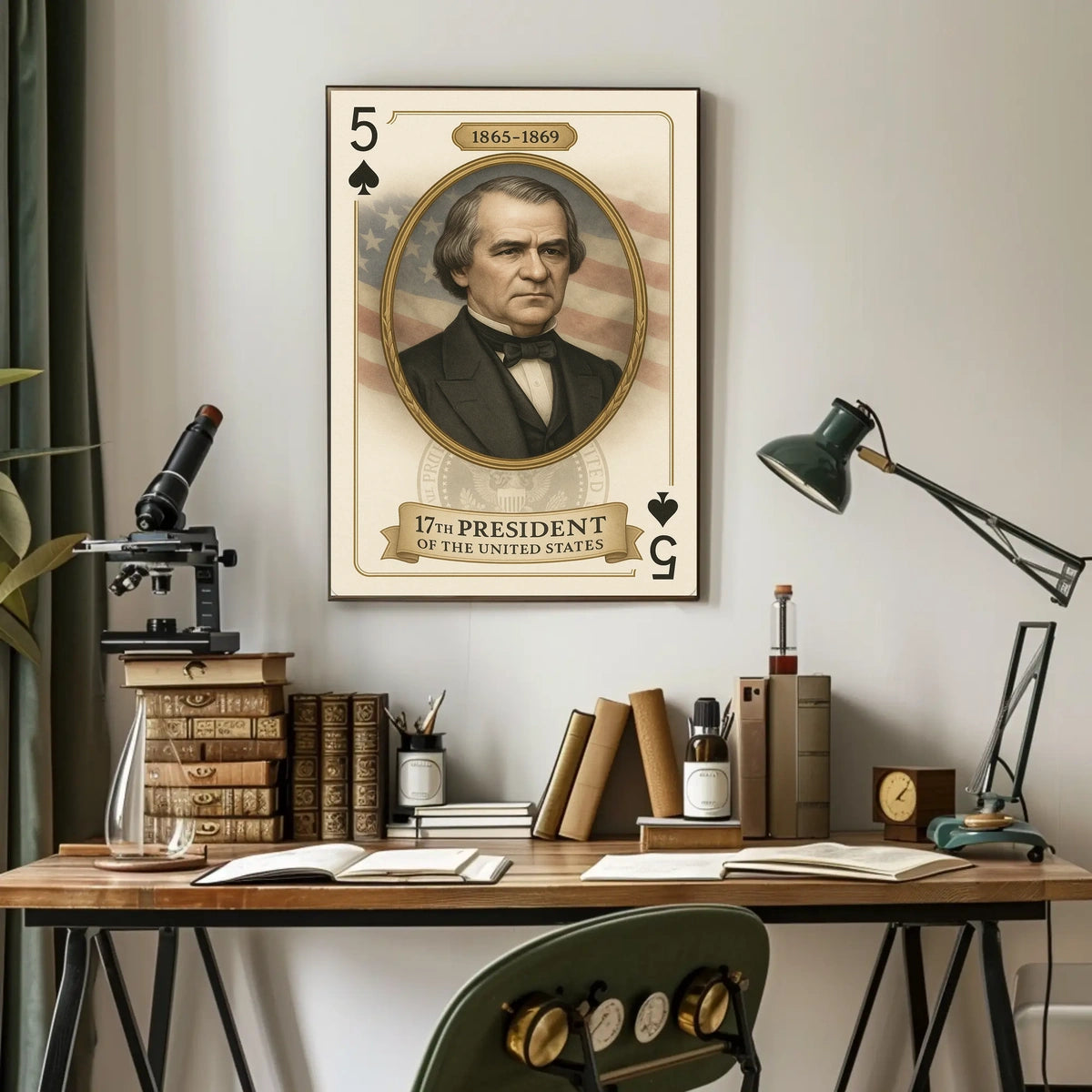 Andrew Johnson President Poster