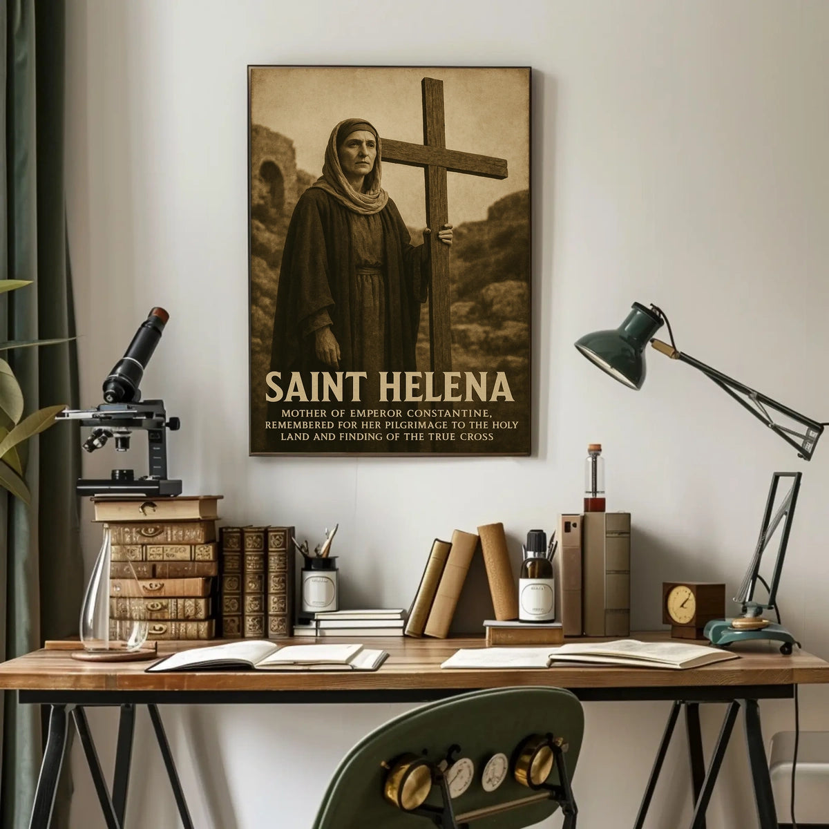 Saint Helena Pilgrim Of The Holy Land Poster