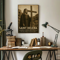 Saint Helena Pilgrim Of The Holy Land Poster