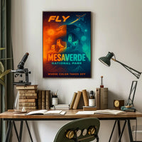 Fly to Mesa Verde National Park Poster