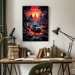 Sunset Adventure Poster