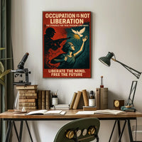Occupation Is Not Liberation Poster