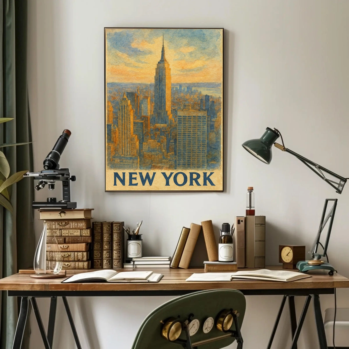 New York City Skyline Poster