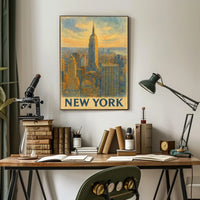 New York City Skyline Poster