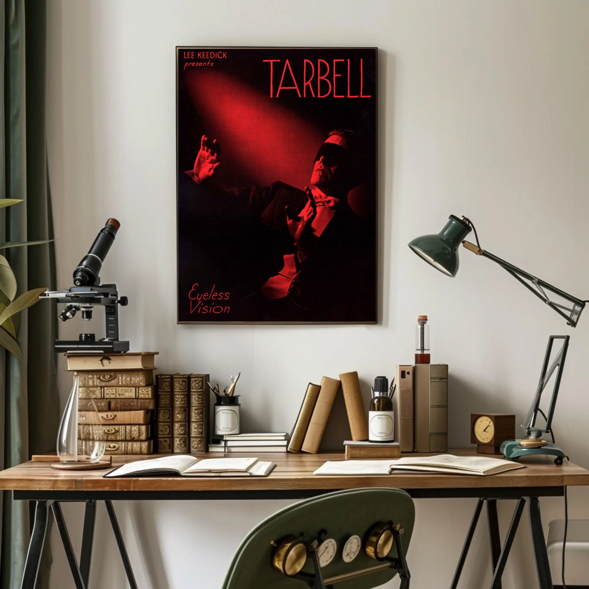 Tarbell Eyeless Vision Vintage Magic Cultural Poster