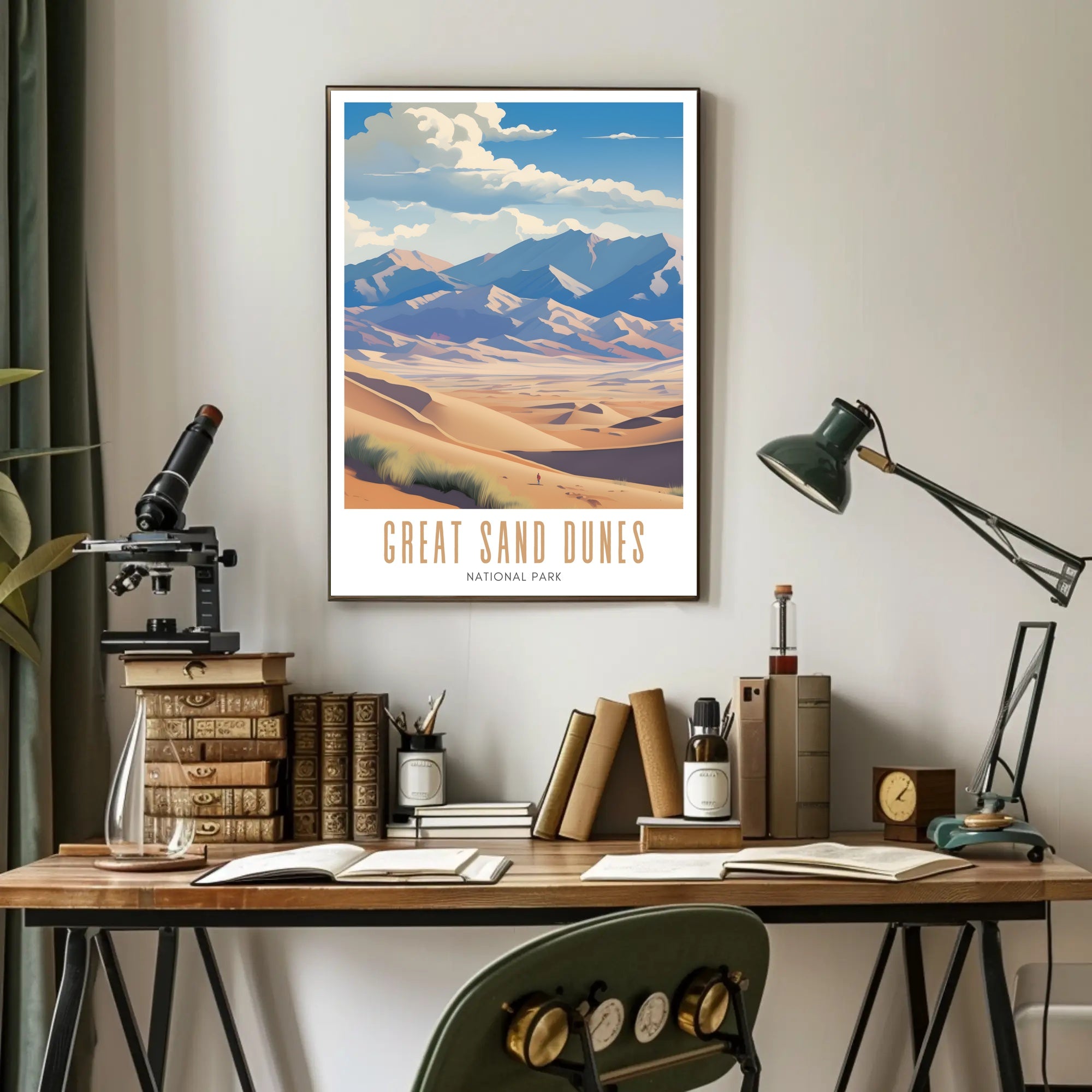 Great Sand Dunes National Park Scenic Poster Print