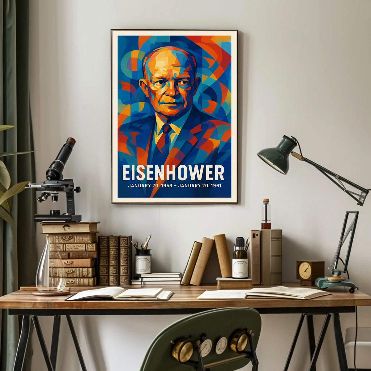 Collector Vintage Eisenhower Travel Poster