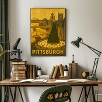 Pittsburgh Winter Wonderland Poster