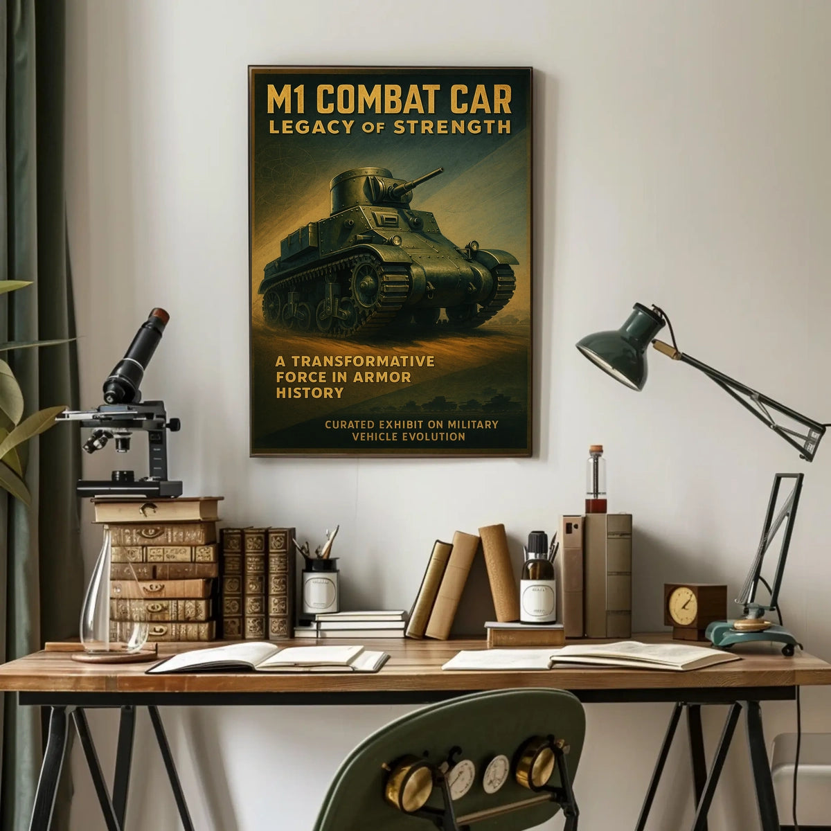 M1 Combat Car Legacy Of Strength Poster