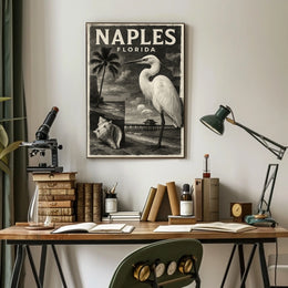 Naples Florida Coastal Serenity Poster Wall Art Beachside