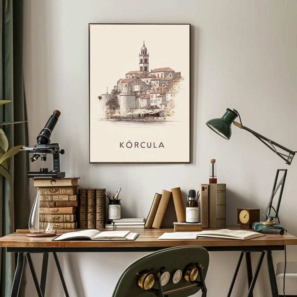 Korčula A Timeless Cityscape Poster