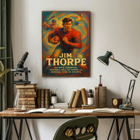 Honoring a Sports Icon Jim Thorpe Poster