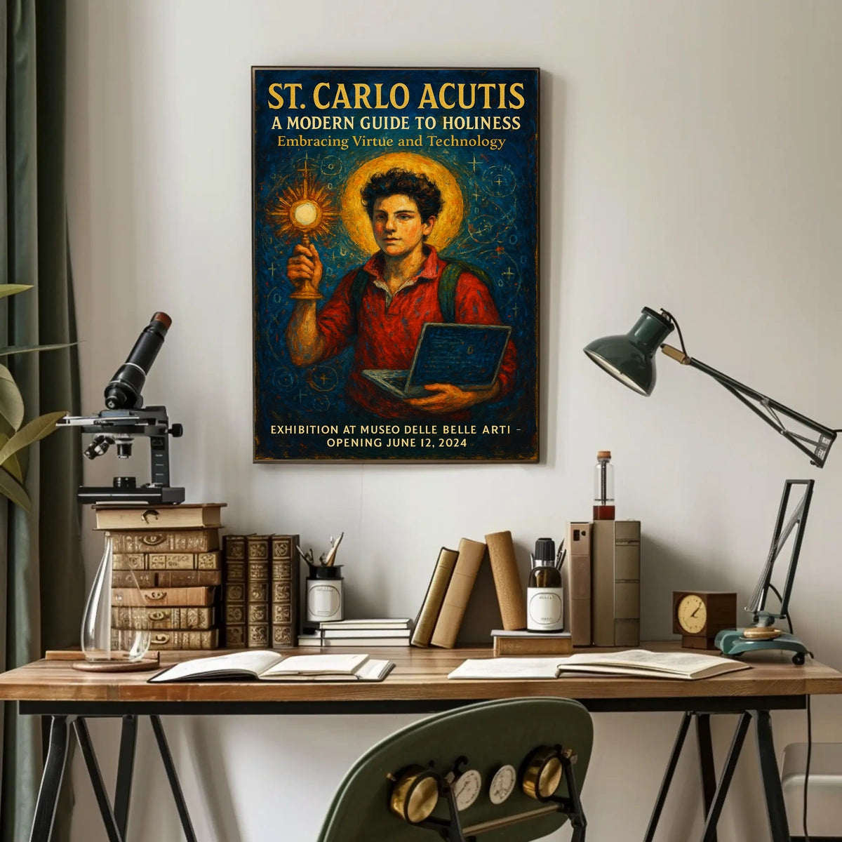 St. Carlo Acutis A Modern Guide to Holiness Poster