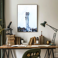 Majestic Mountain Waterfall Poster