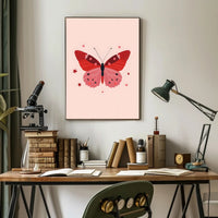 Whimsical Butterfly Art Print: Abstract or Artistic Poster PosterGoat