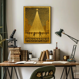 Indianapolis Circle Of Light Poster