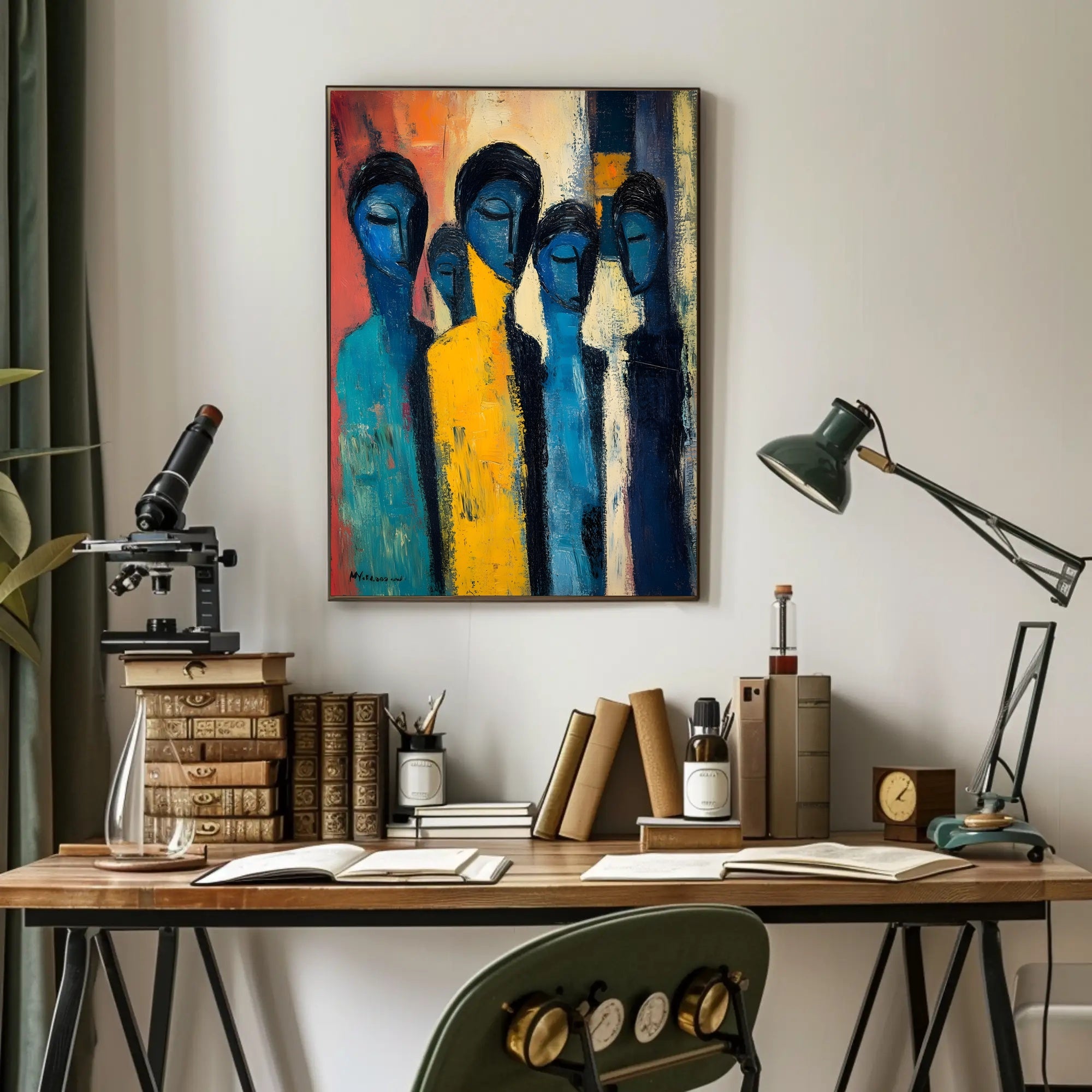 Abstract Ensemble Poster Print Modern Wall Art