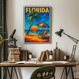 Florida Sunset Poster